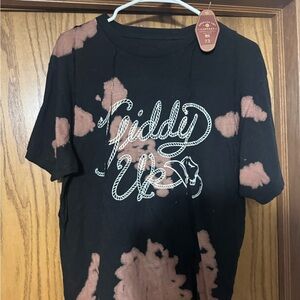 Black and Pink Graphic T-Shirt
